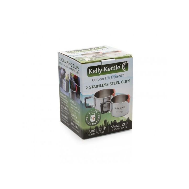 Kelly Kettle 2 Stainless Steel Cups