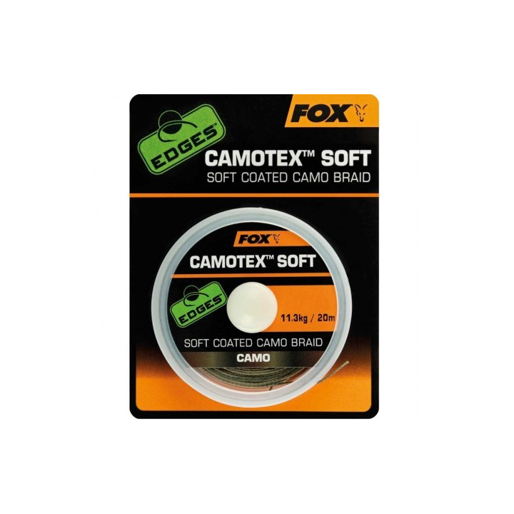 Fox Edges Camotex Soft Coated Camo Braid 20m