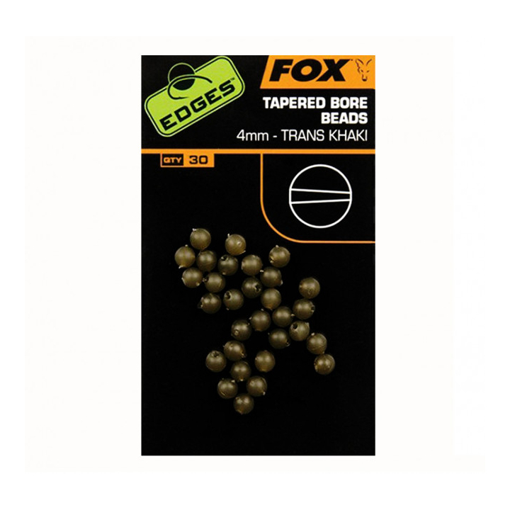 Fox Edges Tapered Bore Beads