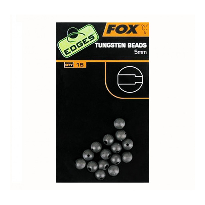 Fox Edges Tungsten Beads 5mm