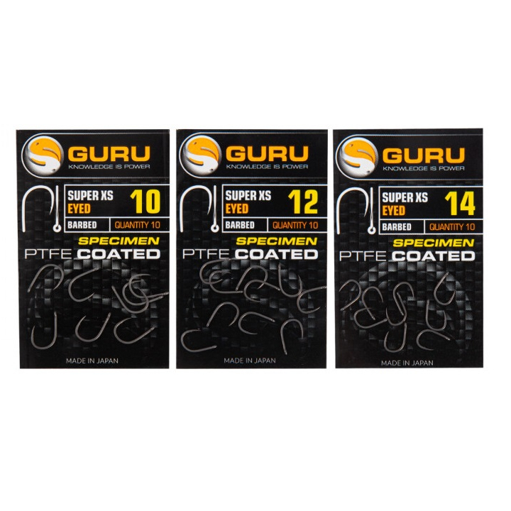 Guru Super XS Eyed Hooks Barbed
