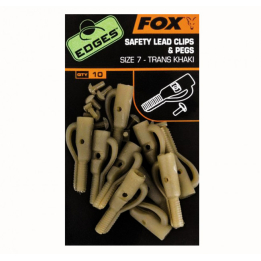 Fox Edges Safety Lead Clips & Pegs Size 7