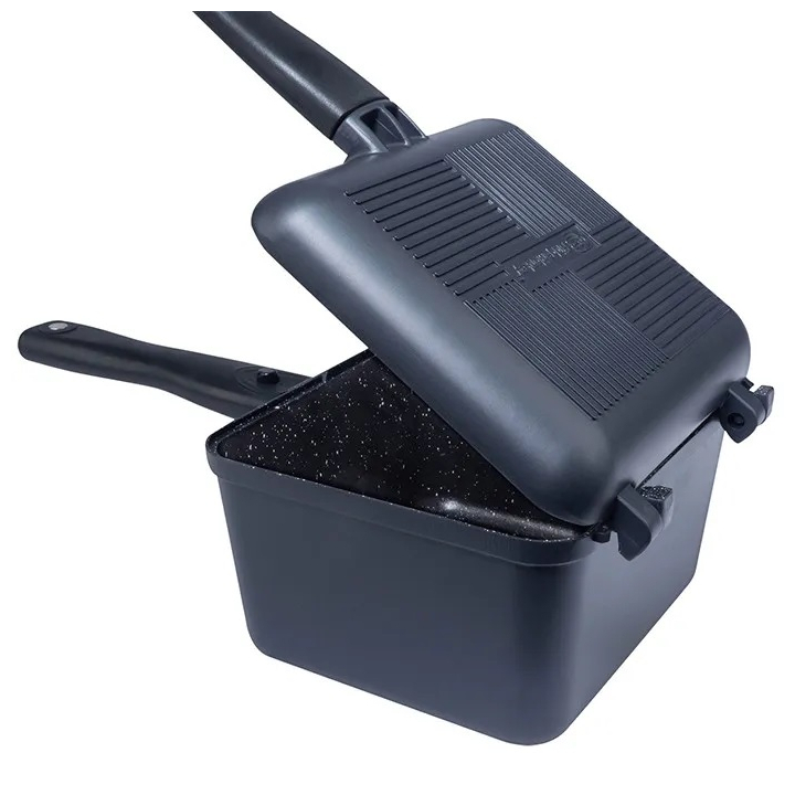 RidgeMonkey Connect Deep Pan & Griddle Granite Edition