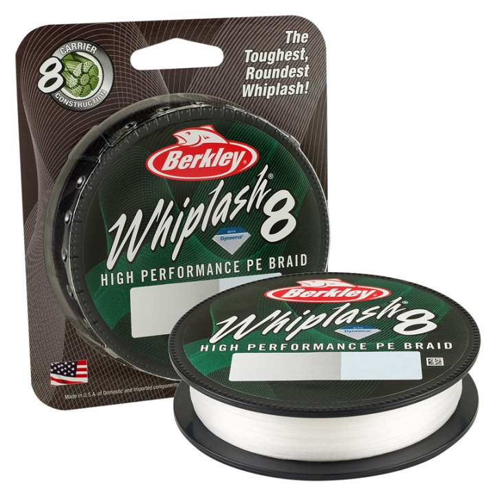 Berkley Whiplash 8 Braid - Crystal