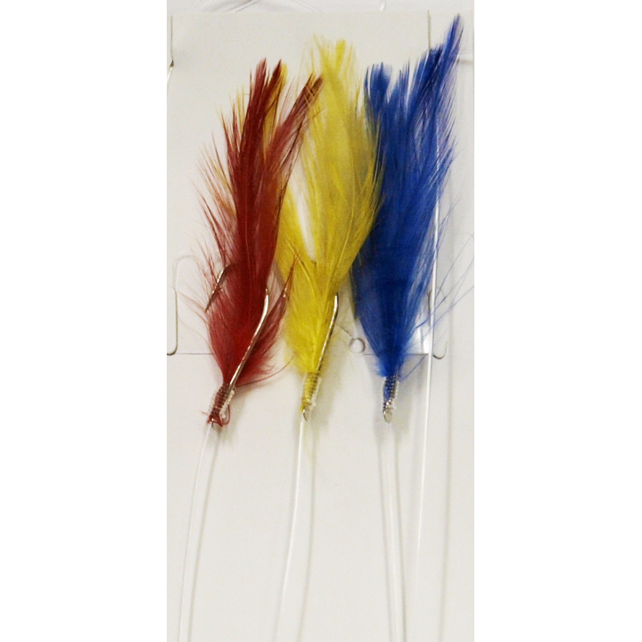 Dennett Saltwater Pro 3 Hook Coloured Feather Rigs