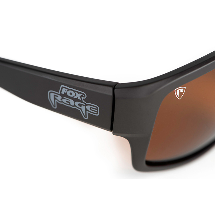 Fox Rage - Sunglasses Brown Lens Mirror Eyewear - Grey Wrap