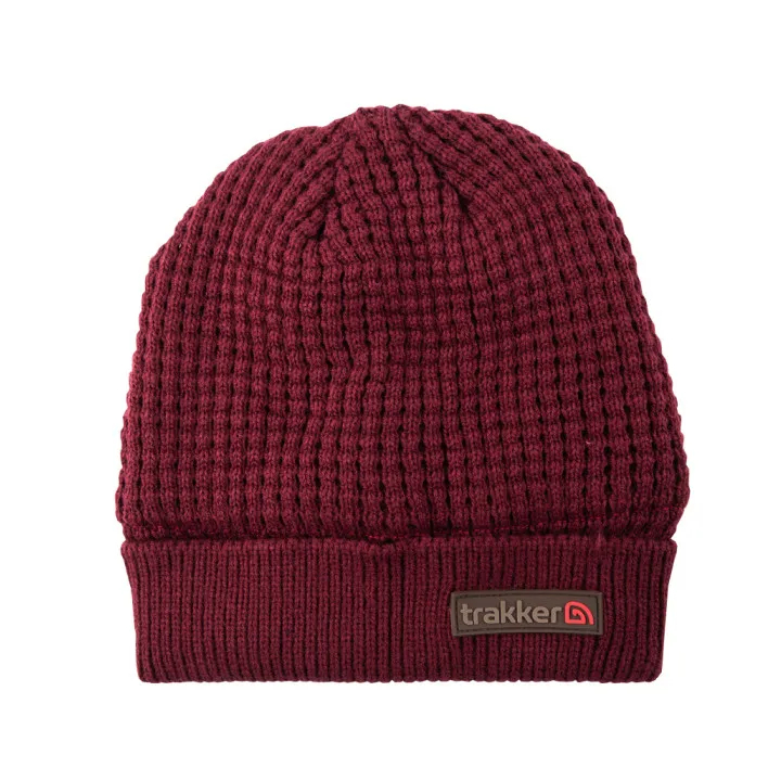 Trakker Plum Textured Fishing Beanie