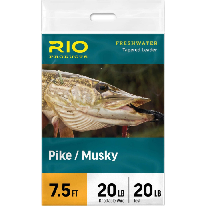 Rio Pike/Musky Stealth Fluoro Leader