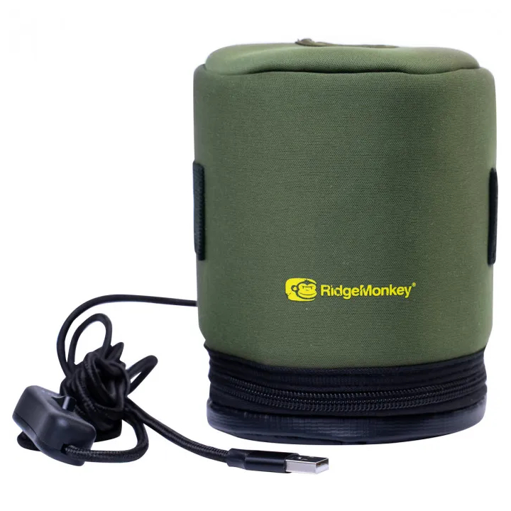 RidgeMonkey EcoPower USB Heated Gas Canister Fishing Cover