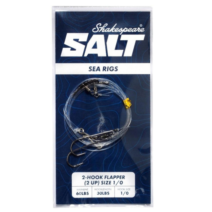 Shakespeare Salt 2 Hook Flapper 2 Up Rig