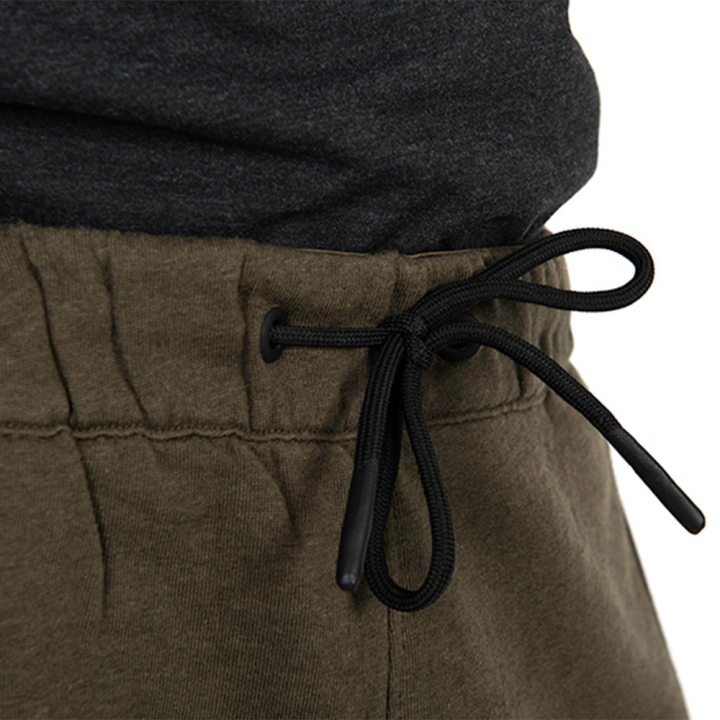 Fox Collection Green & Black Lightweight Fishing Jogger Shorts