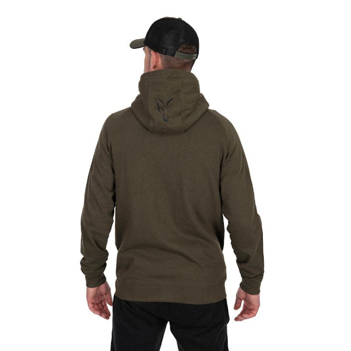 Fox Collection Lightweight Hoodie Green & Black
