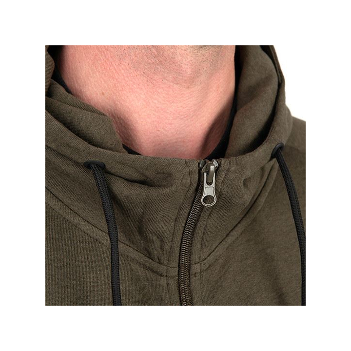 Fox Collection Lightweight Hoodie Green & Black