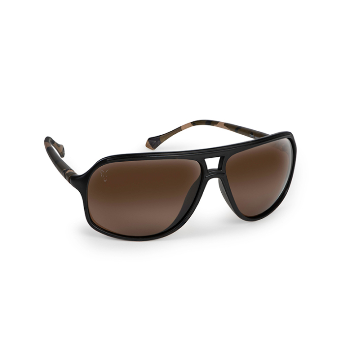 Fox AV8 Black & Camo - Brown Lense