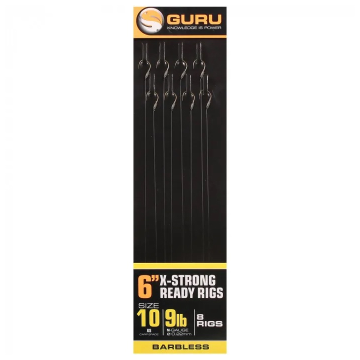 Guru 6\'\' X-strong Ready Rigs Size 18 4lb