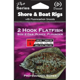 Dennett Pro Series 2 Hook Flatfish Rig
