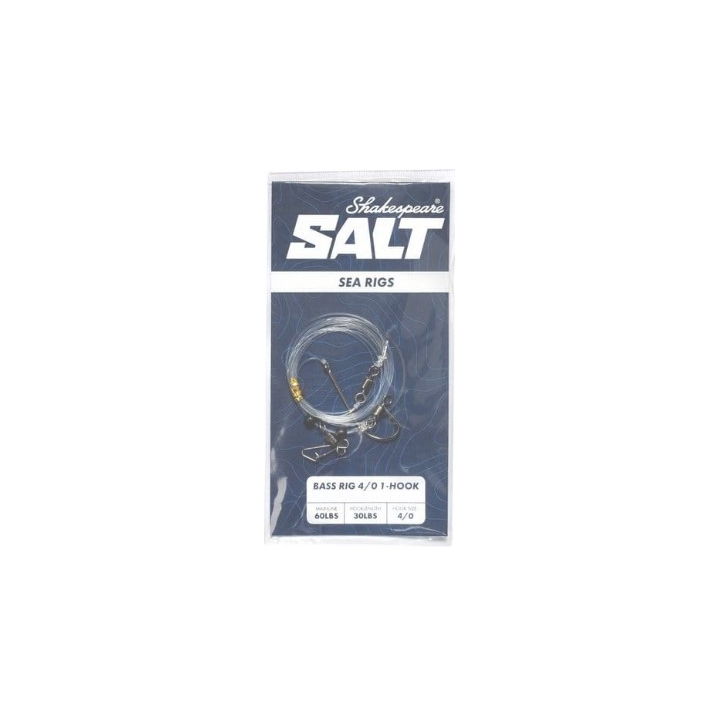 Shakespeare salt 1 Hook Bass Rig