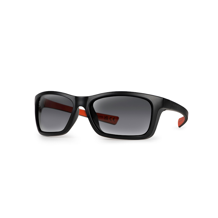 Fox Collection Wraps - Black/Orange - Grey Lens