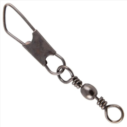 Dennett Nickel Crane Interlock Snap Swivels Size 1