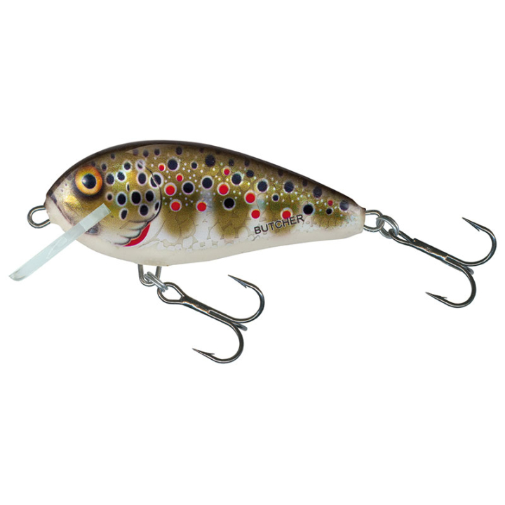 Salmo Butcher Floating Lure 5cm - Holo Brown Trout