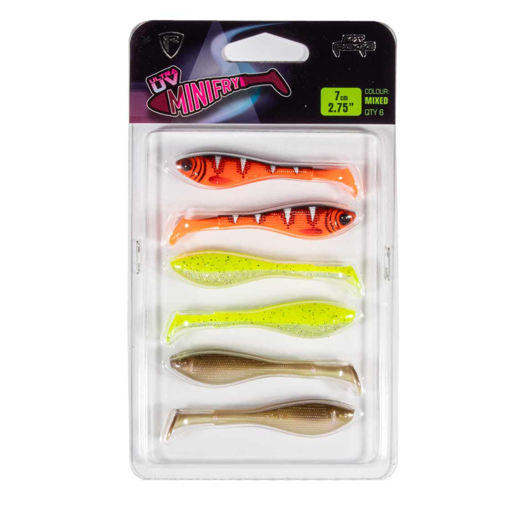 Fox Rage Ultra UV Mini Fry Mixed 7cm 2.75\'\'