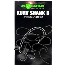 Korda Kurv Shank B Hooks Size 10