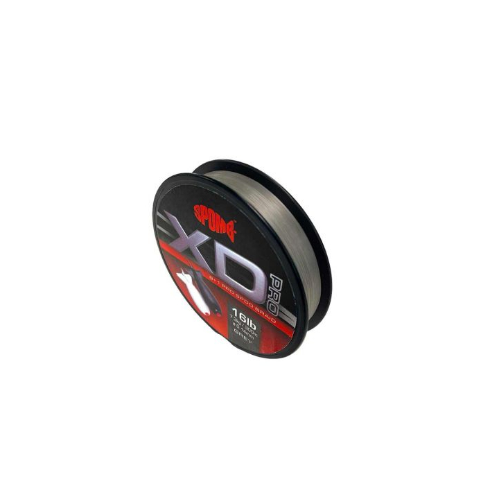 Fox Spomb - XD Pro Braid Grey 0.14mm - 16lbs