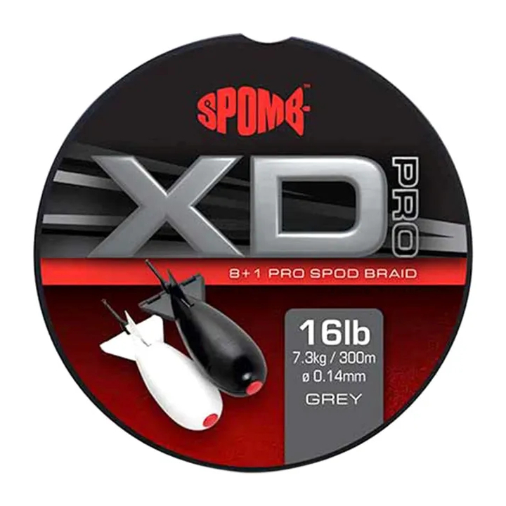 Fox Spomb - XD Pro Braid Grey 0.14mm - 16lbs