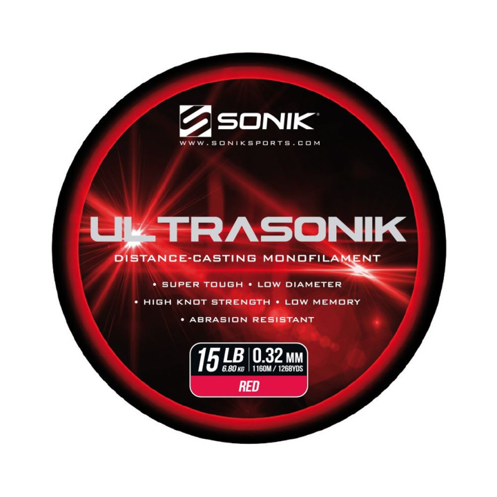 Sonik Ultrasonik Saltwater Bulk Spool: Red