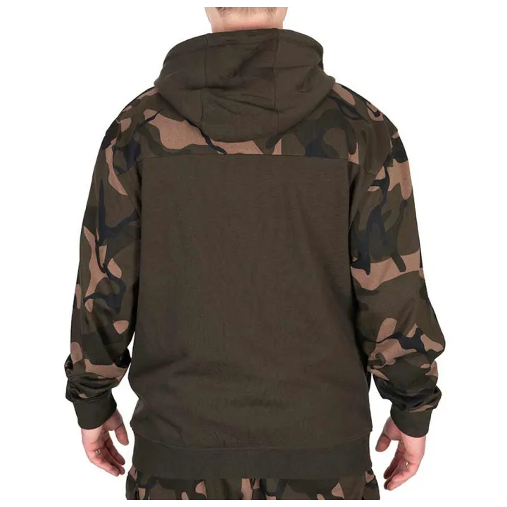 Fox Lightweight Khaki & Camo Split Zip Hoodie