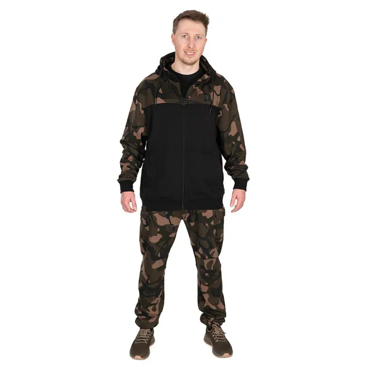 Fox Camo Logo Lightweight Split Zip Hoodie