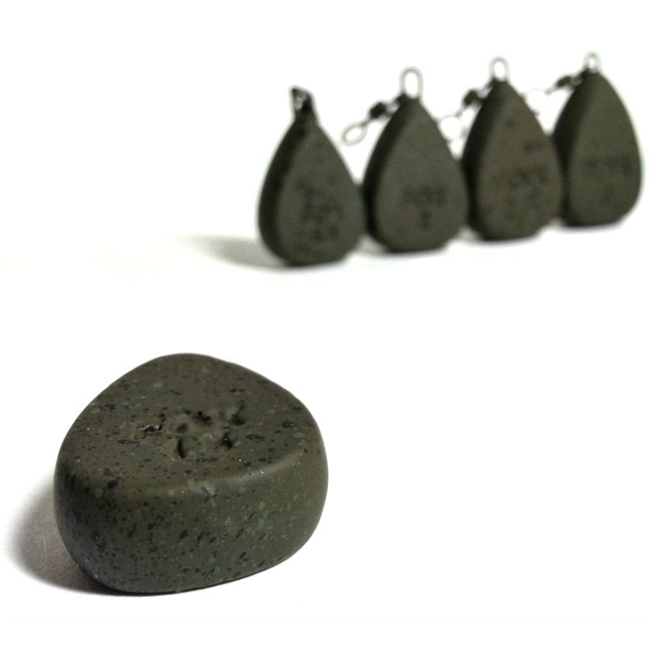 Fox Camotex Flat Pear Swivel Carp Lead
