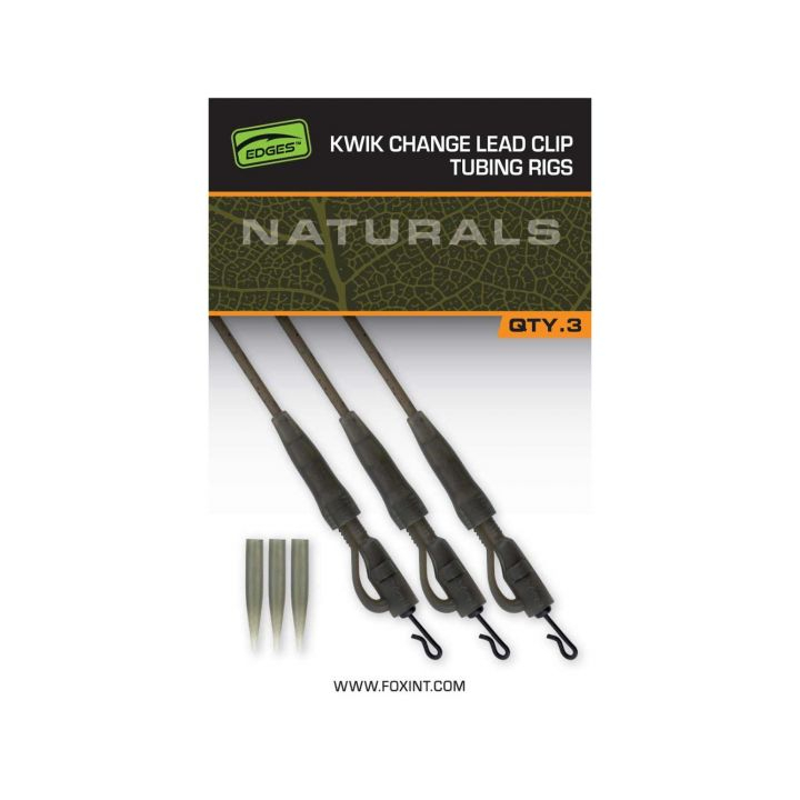 Fox Edges Kwik Change Lead Clip Tubing Rigs