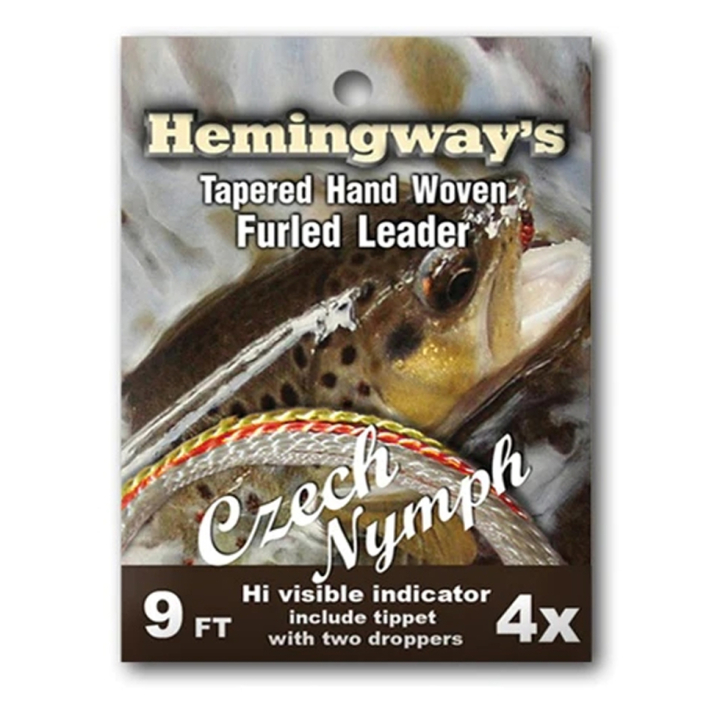 Hemingways Furled Leader Czech Nymph 4X