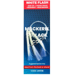 Sonik 3 Hook White Flash Attractor Trace Size 1/0