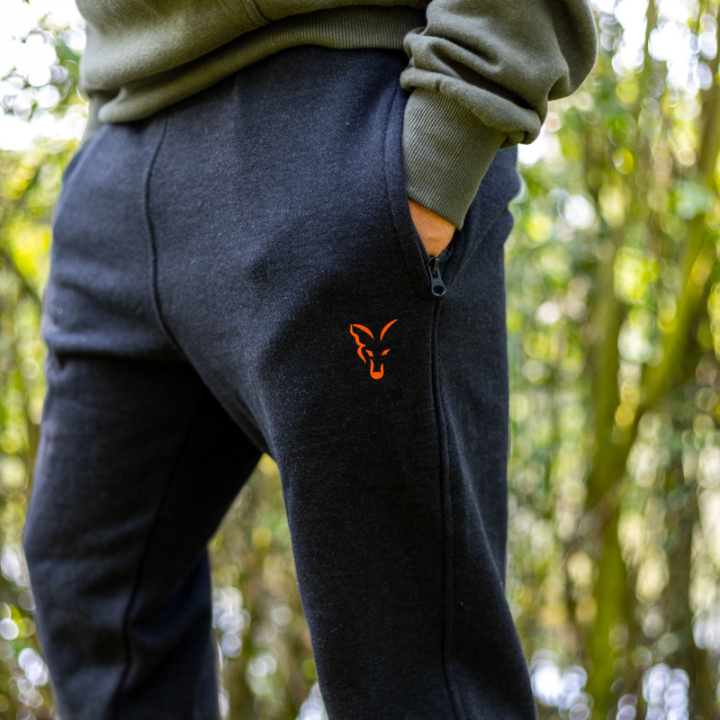 Fox Collection Black/Orange Joggers