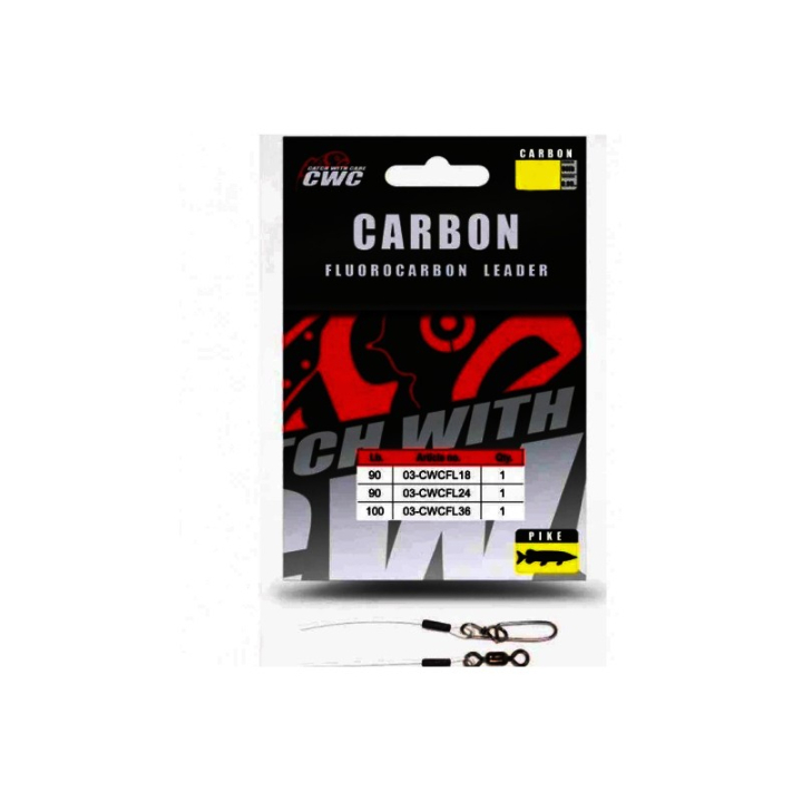 CWC Carbon Fluorocarbon Leader 90lb 18inch