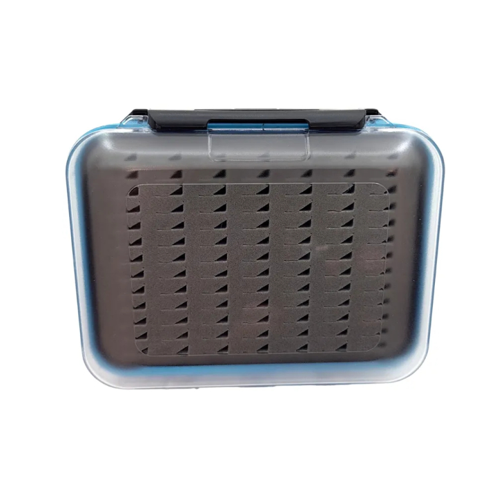 Dennett Clear Double Fly Box Tri Cut Foam (182 Flies)