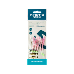 Kinetic Sabiki Micro Octopus Rig Pink UV