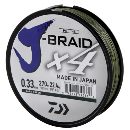Daiwa J-Braid X4 Dark Green