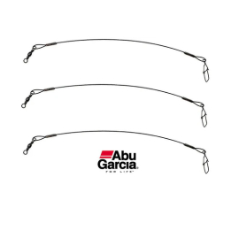 Abu Garcia Black Nylon Coated Wire Trace Leaders 15CM