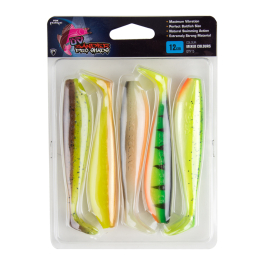Fox Rage Zander Pro Shad Mixed Colour Lure Pack