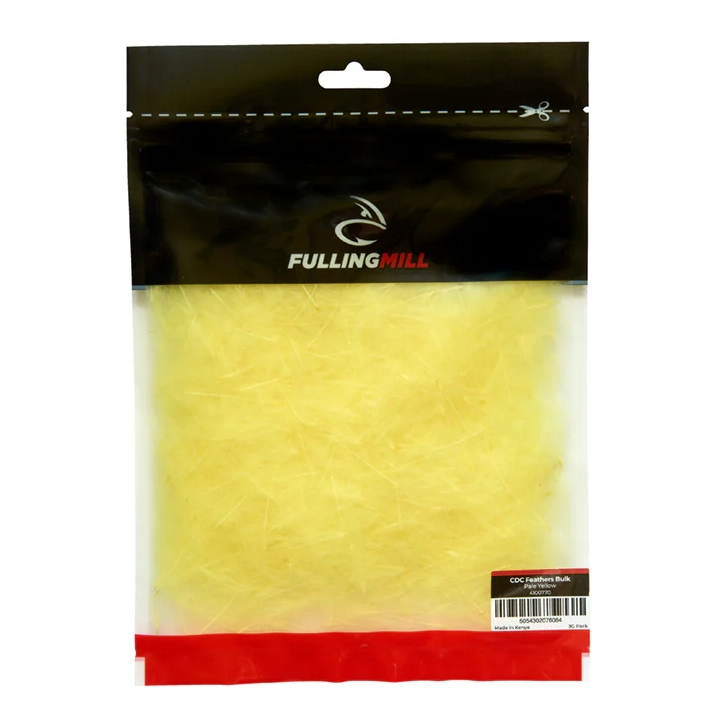 Fulling Mill CDC Feathers Bulk - Pale Yellow