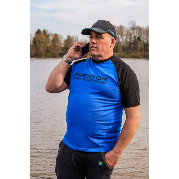 Preston Innovations Lightweight Blue Raglan T-Shirt