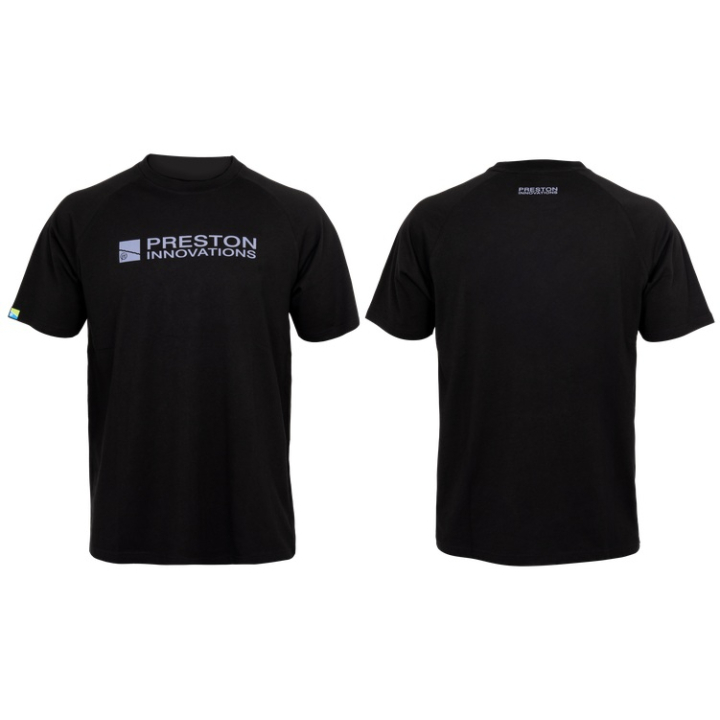 Preston Innovations Lightweight Black Raglan T-Shirt