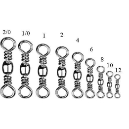 Dennett Black Barrel Swivels 10 per Bag