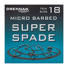 Drennan Super Spade Hooks Micro Barbed- Size 12