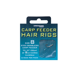 Drennan Carp Feeder Hair Rigs - Size 10