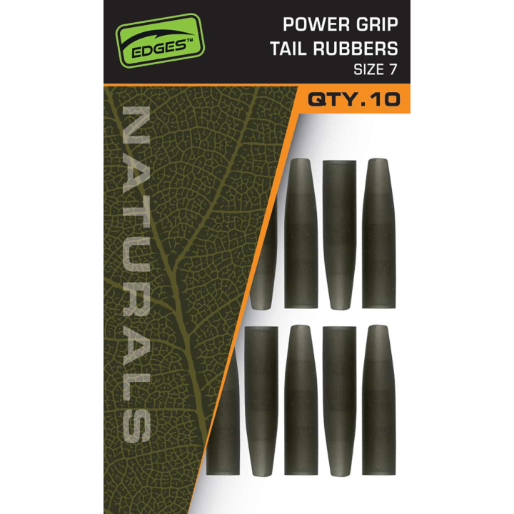 Fox Edges Naturals Power Grip Tail Rubbers - Size 7