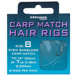 Drennan Carp Match Hair Rig - Size 14